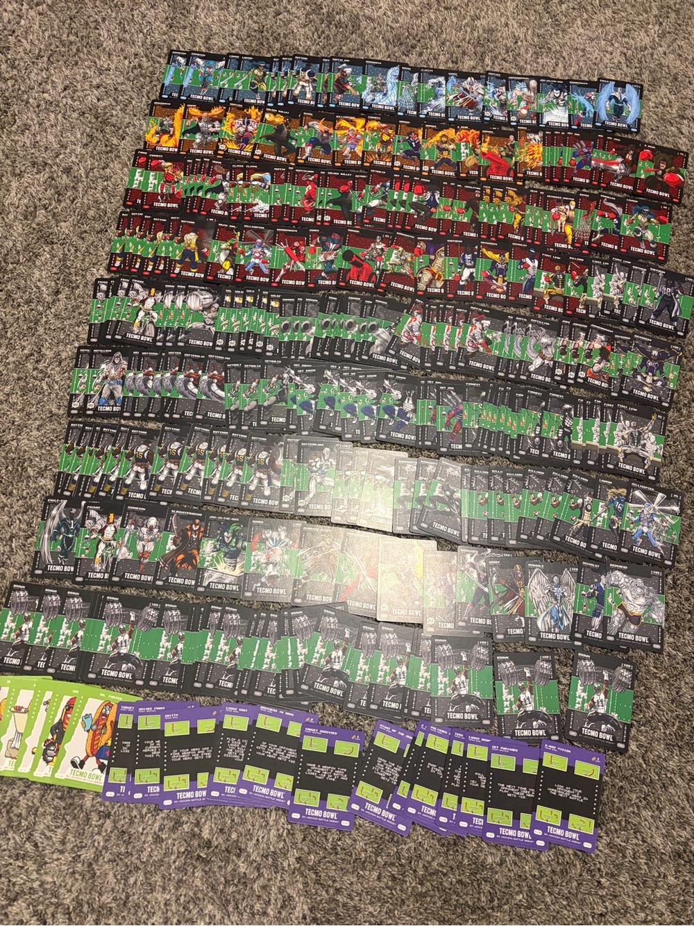 Lot of 265 Bo Jackson 2026 Bo Jackson Battle Arena Tecmo Bowl cards